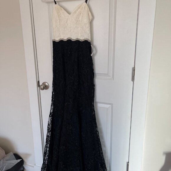 Tulle Black and White Prom/Wedding guest dress - Picture 7 of 11